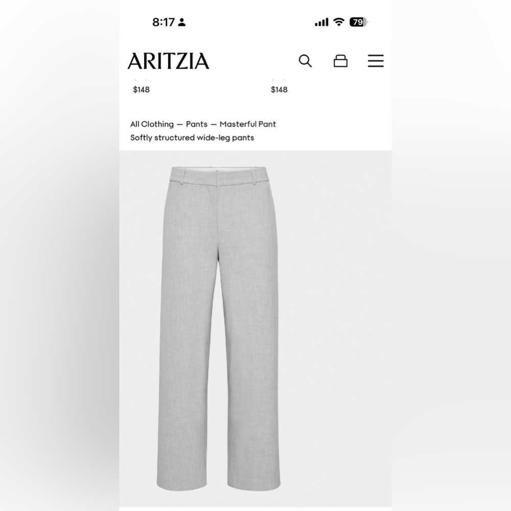 Aritzia Babaton- Masterful Pants